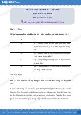 Đề kiểm tra 1 tiết Văn 9 - Đề số 12